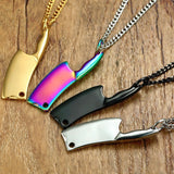 Kitchen Knife Pendant Necklaces