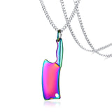Kitchen Knife Pendant Necklaces