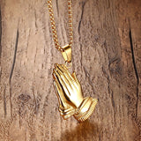 Hands Charm Pendant Necklace
