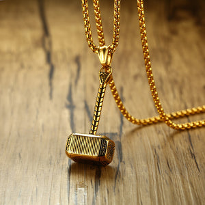 The Raytheon Thor's Hammer Pendant Necklace