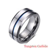 Thin Blue Groove Wedding Ring