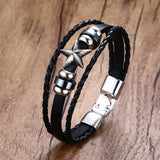 Multi-strand Leather Bracelet