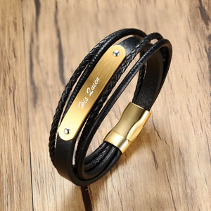 Leather Weave Bracelet
