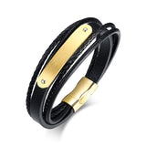 Leather Weave Bracelet
