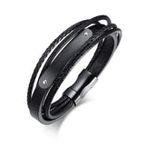 Leather Weave Bracelet