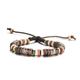 Men's Wood Beaded Bracelet