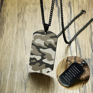 Air Force Camouflage Accent Necklaces