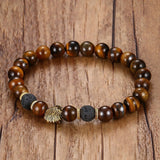Lion Head Bead Bracelet