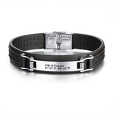 Personalized Plaited Leather Bracelets